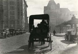 A Passing Type [wood cart on Wharf Street]