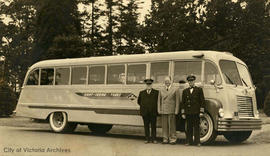 First converted sightseeing bus received by Gray Line