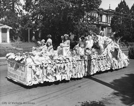 Esquimalt Float in Victoria Day Parade on Menzies Street