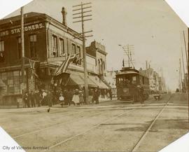 Government at Yates Street, looking south