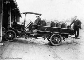 City of Victoria blacksmith shop truck