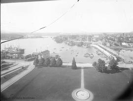 View from the Parliament Buildings looking north