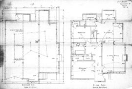 [One-storey house with basement]