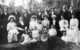 [Unidentified wedding. Savage Family]