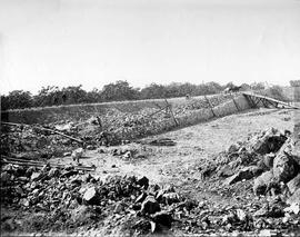 Construction of the Smith Hill Reservoir, Sep 30, 1908