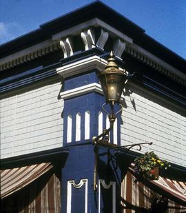 Lamp on the corner of Government Street and Trounce Alley