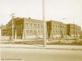 Bay Street Armouries from the rear.  Field Street