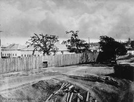 West gate of Fort Victoria.  Looking S.E. from Wharf Street