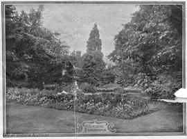 The gardens at "Stadacona", 1427 Stadacona Avenue.  Major Charles Dupont residence